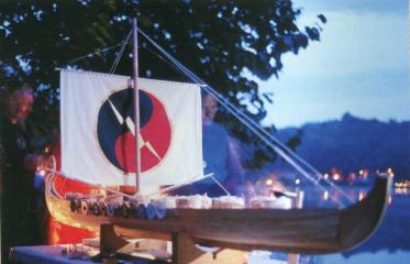 The Pennsic Memorial Viking Ship